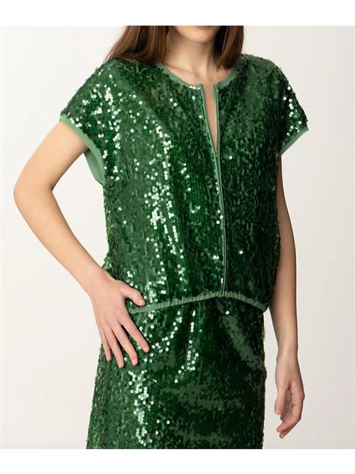 Blusa M/C con paillettes Manila Grace MANILA GRACE | C198PY-MA509